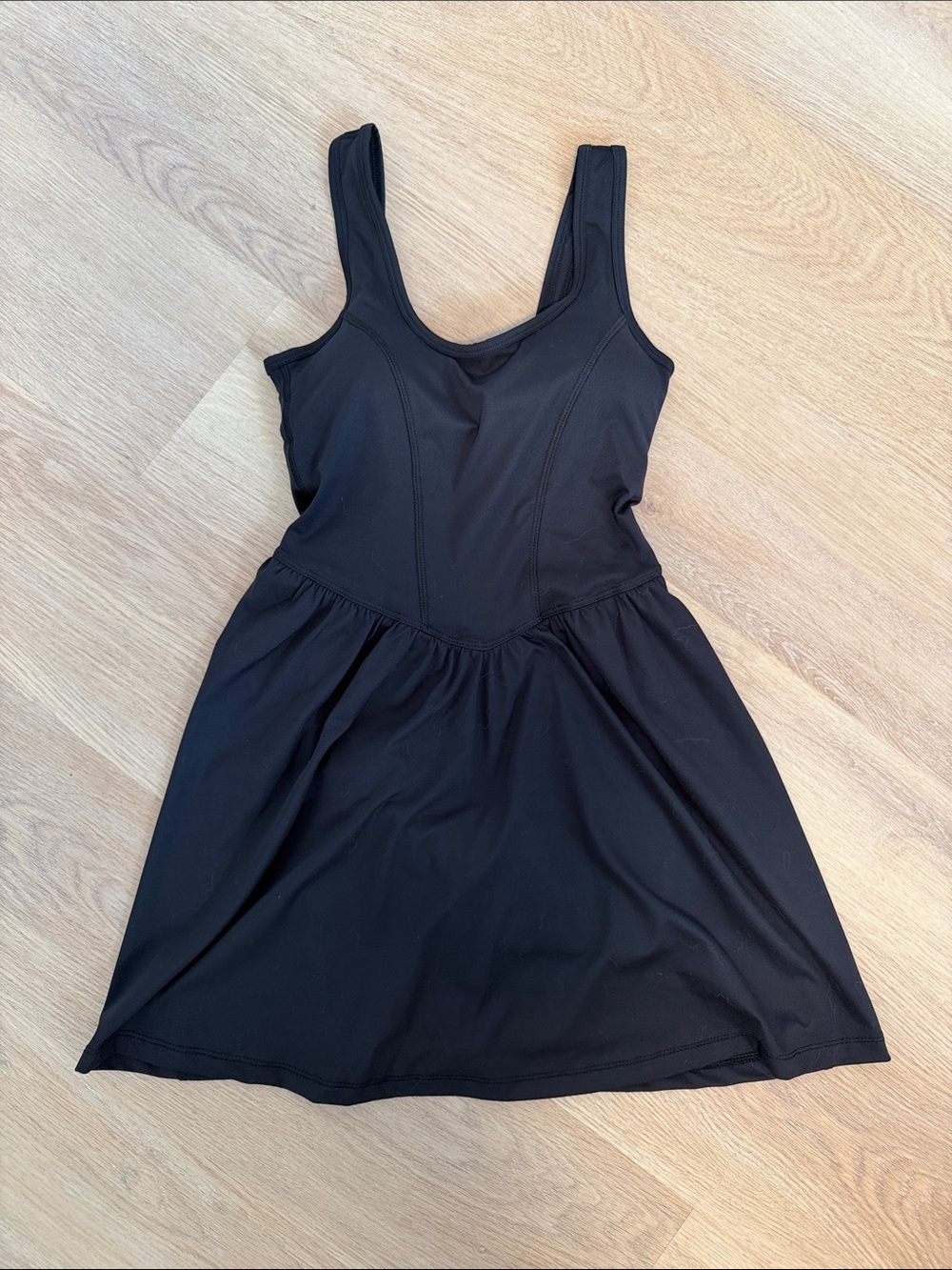 Yogalicious Black Fit-and-Flare Active Skort